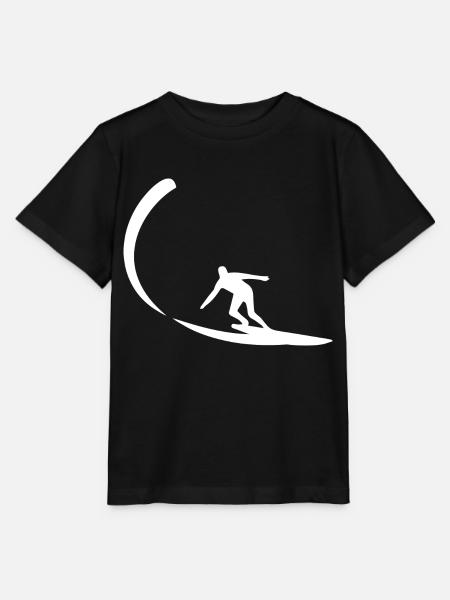 Surfing Surfboard Surfer Geschenksidee - Stanley/Stella Kinder T-Shirt MINI CREATOR - Schwarz