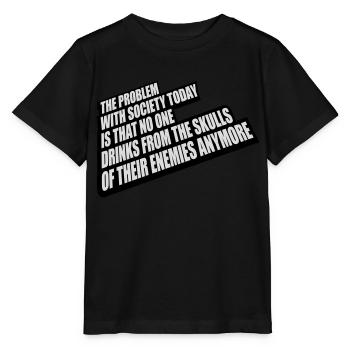 boissons de crânes ennemis - T-shirt bio MINI CREATOR Stanley/Stella Enfant - noir - Devant - Mikhail (115cm)