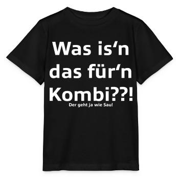 Was is'n das für'n Kombi??! - Stanley/Stella Kinder T-Shirt MINI CREATOR  - Schwarz - Vorne - Mikhail (115cm)