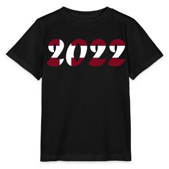 National team Denmark Football World Cup - Stanley/Stella MINI CREATOR Kids’ T-Shirt - black - Front - Mikhail (115cm)