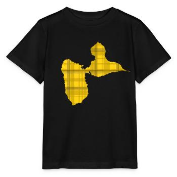 Guadeloupe - Stanley/Stella Kinder T-Shirt MINI CREATOR  - Schwarz - Vorne - Mikhail (115cm)