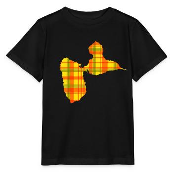 Guadeloupe - Stanley/Stella Kinder T-Shirt MINI CREATOR  - Schwarz - Vorne - Mikhail (115cm)