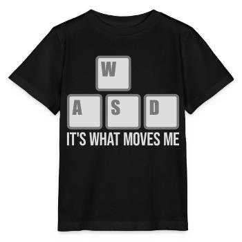 c’est ce qui m’émeut - T-shirt bio MINI CREATOR Stanley/Stella Enfant - noir - Devant - Mikhail (115cm)
