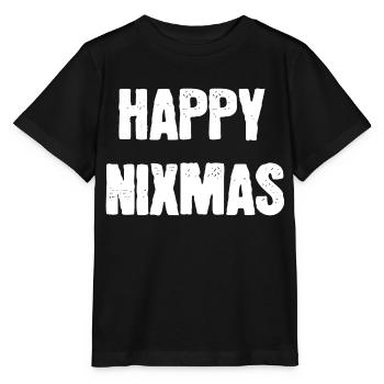 HAPPY NIXMA’s funny dicton Christmas - T-shirt bio MINI CREATOR Stanley/Stella Enfant - noir - Devant - Mikhail (115cm)