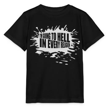 En allant en enfer - T-shirt bio MINI CREATOR Stanley/Stella Enfant - noir - Devant - Mikhail (115cm)