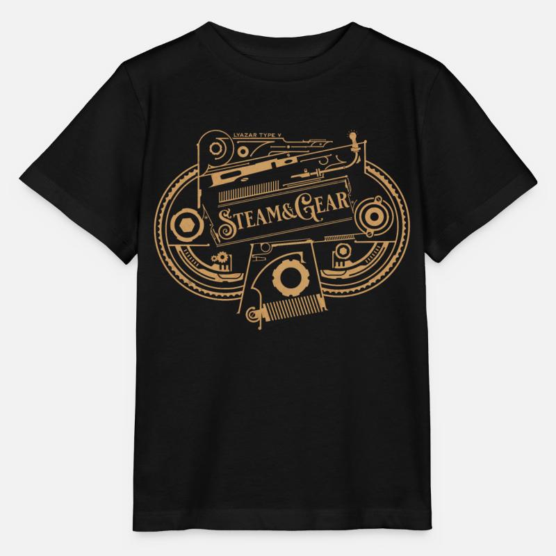 Viktorianisches Steampunk Design - Stanley/Stella Kinder T-Shirt MINI CREATOR  - Schwarz