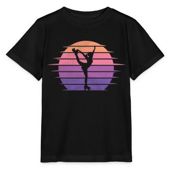 Roller Skates Roller Skating Vintage Roller Skate - Stanley/Stella MINI CREATOR Kids’ T-Shirt - black - Front - Mikhail (115cm)