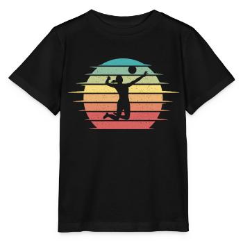 Volleyball Player Volleyball Player Girls Volleyball - Stanley/Stella MINI CREATOR Kids’ T-Shirt - black - Front - Mikhail (115cm)