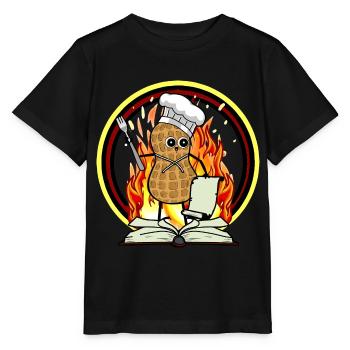 Peanut Cook Cuisines Hobby Chef Cuisine locale - T-shirt bio MINI CREATOR Stanley/Stella Enfant - noir - Devant - Mikhail (115cm)