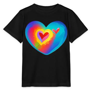 Hochzeit Muttertag Valentinstag Verlobung Liebe - Stanley/Stella Kinder T-Shirt MINI CREATOR  - Schwarz - Vorne - Mikhail (115cm)