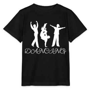 Dancing Dance Music - Stanley/Stella Kinder T-Shirt MINI CREATOR  - Schwarz - Vorne - Mikhail (115cm)