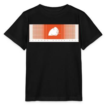 mamood verlauf karo muster orange - Stanley/Stella Kinder T-Shirt MINI CREATOR  - Schwarz - Vorne - Mikhail (115cm)