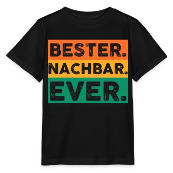 Einzug Umzug Nachbarn Nachbar - Stanley/Stella Kinder T-Shirt MINI CREATOR  - Schwarz - Vorne - Mikhail (115cm)
