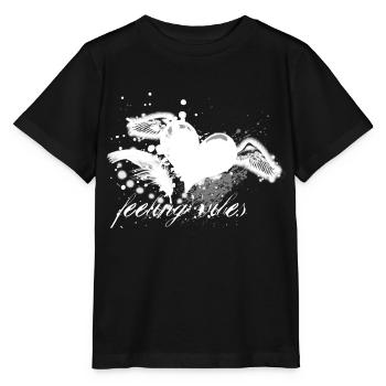 Farbklecks Couture Script - Stanley/Stella Kinder T-Shirt MINI CREATOR  - Schwarz - Vorne - Mikhail (115cm)