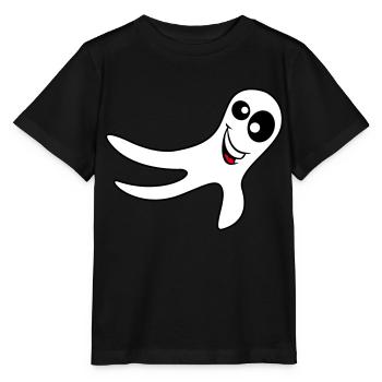 Gespenst - Stanley/Stella Kinder T-Shirt MINI CREATOR  - Schwarz - Vorne - Mikhail (115cm)