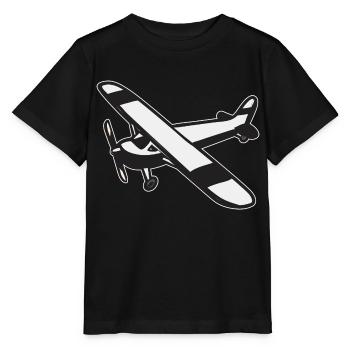 Modèle d’avion télécommandé - T-shirt bio MINI CREATOR Stanley/Stella Enfant - noir - Devant - Mikhail (115cm)