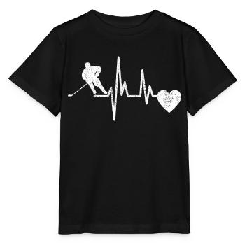 Eishockey Eishockeyspieler Hockeyfan Eishockeyteam - Stanley/Stella Kinder T-Shirt MINI CREATOR  - Schwarz - Vorne - Mikhail (115cm)
