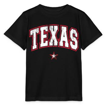 Texas - Stanley/Stella Kinder T-Shirt MINI CREATOR  - Schwarz - Vorne - Mikhail (115cm)