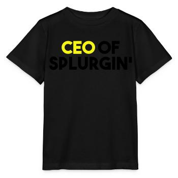 PDG DE SPLURGIN' - T-shirt bio MINI CREATOR Stanley/Stella Enfant - noir - Devant - Mikhail (115cm)