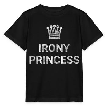 Irony Princess - Stanley/Stella MINI CREATOR Kids’ T-Shirt - black - Front - Mikhail (115cm)