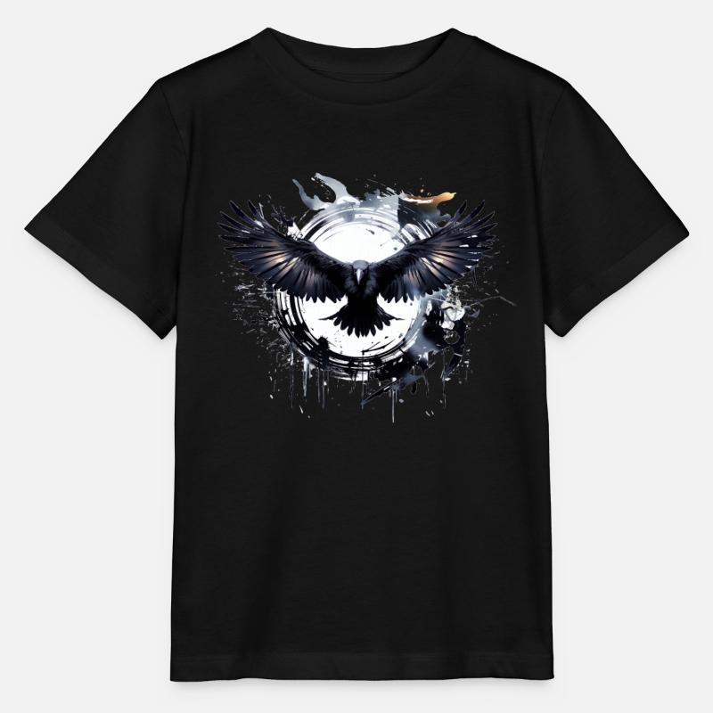 Corbeau - T-shirt bio MINI CREATOR Stanley/Stella Enfant - noir