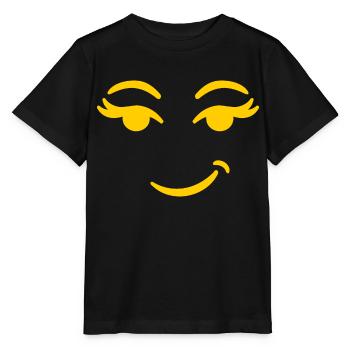 Smile - Stanley/Stella Kinder T-Shirt MINI CREATOR  - Schwarz - Vorne - Mikhail (115cm)