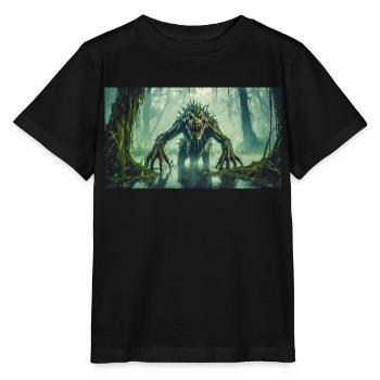 monstre sombre horreur effrayant Halloween effrayant effrayant effrayant - T-shirt bio MINI CREATOR Stanley/Stella Enfant - noir - Devant - Mikhail (115cm)