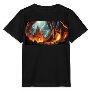 wunderschöne mythische Orte – Avalon - Stanley/Stella Kinder T-Shirt MINI CREATOR  - Schwarz - Vorne - Mikhail (115cm)