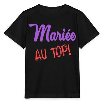 MARIEE - T-shirt bio MINI CREATOR Stanley/Stella Enfant - noir - Devant - Mikhail (115cm)