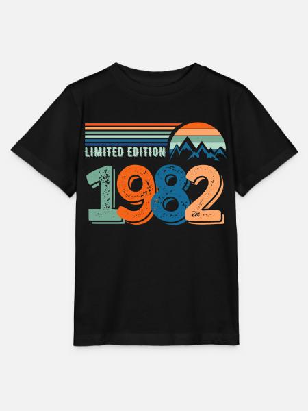 Limitierte Auflage 1982 - Stanley/Stella Kinder T-Shirt MINI CREATOR - Schwarz