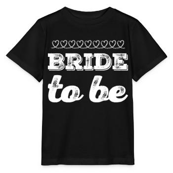 future mariée - T-shirt bio MINI CREATOR Stanley/Stella Enfant - noir - Devant - Mikhail (115cm)