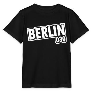 Berlin - 030 - Capital - Germany - Area Code - Stanley/Stella MINI CREATOR Kids’ T-Shirt - black - Front - Mikhail (115cm)