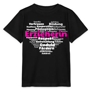 Erzieherin Bildung Betreuung Erziehung - Stanley/Stella Kinder T-Shirt MINI CREATOR  - Schwarz - Vorne - Mikhail (115cm)