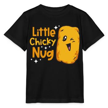 Chicken Nugget Liebhaber Chicken Nuggets - Stanley/Stella Kinder T-Shirt MINI CREATOR  - Schwarz - Vorne - Mikhail (115cm)