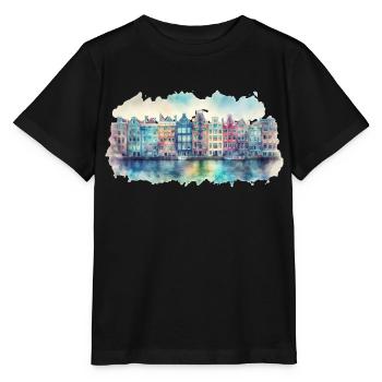Stadt - Stanley/Stella Kinder T-Shirt MINI CREATOR  - Schwarz - Vorne - Mikhail (115cm)
