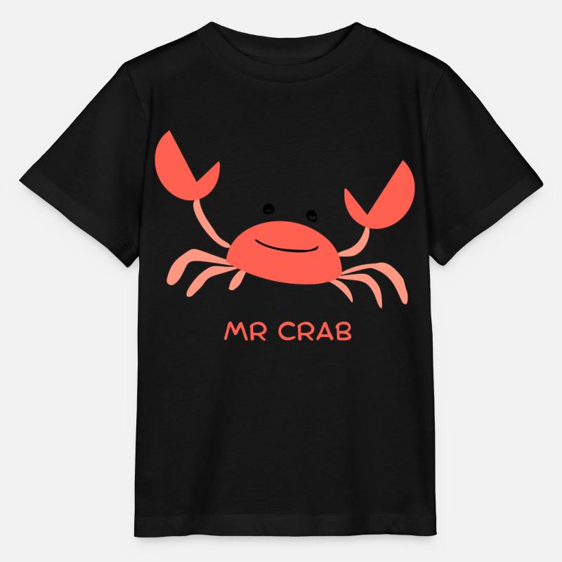 Mr Crab - Stanley/Stella Kinder T-Shirt MINI CREATOR  - Schwarz