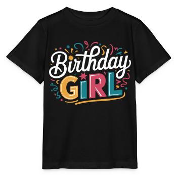 Birthday Girl - T-shirt bio MINI CREATOR Stanley/Stella Enfant - noir - Devant - Mikhail (115cm)