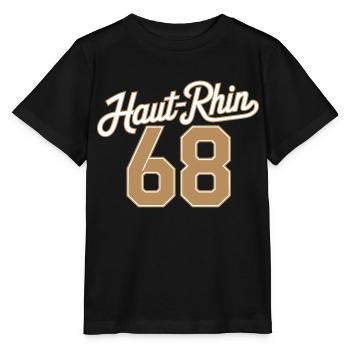 Haut-Rhin 68 - T-shirt bio MINI CREATOR Stanley/Stella Enfant - noir - Devant - Mikhail (115cm)
