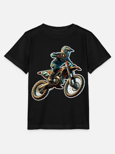 Motocross - Stanley/Stella Kinder T-Shirt MINI CREATOR - Schwarz