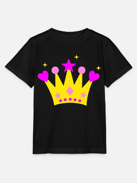 Krone - Stanley/Stella Kinder T-Shirt MINI CREATOR  - Schwarz