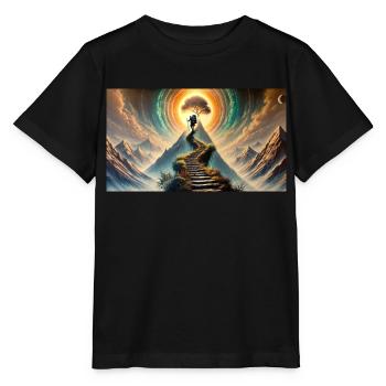 Der Weg nach oben - Stanley/Stella Kinder T-Shirt MINI CREATOR  - Schwarz - Vorne - Mikhail (115cm)