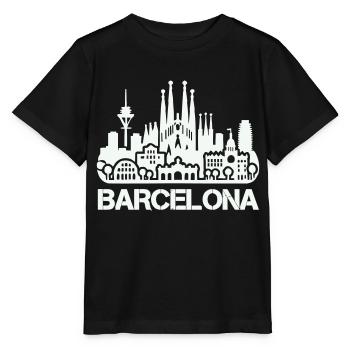 Horizon de Barcelone - T-shirt bio MINI CREATOR Stanley/Stella Enfant - noir - Devant - Mikhail (115cm)