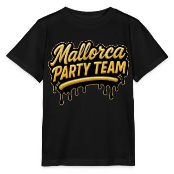 L’équipe de Mallorca Party - T-shirt bio MINI CREATOR Stanley/Stella Enfant - noir - Devant - Mikhail (115cm)
