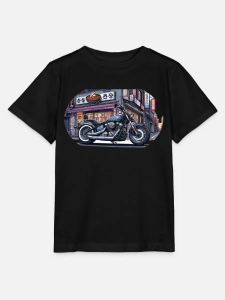 鉄鬼 Tekki Chopper - Stanley/Stella Kinder T-Shirt MINI CREATOR - Schwarz
