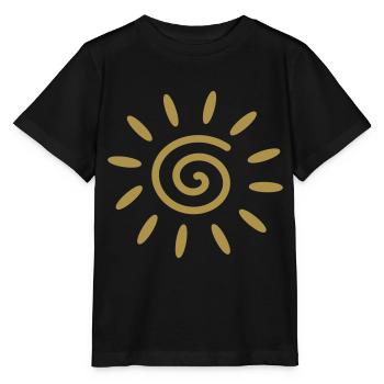 Sonne - Stanley/Stella Kinder T-Shirt MINI CREATOR  - Schwarz - Vorne - Mikhail (115cm)