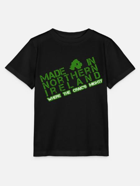 Fabriqué en Irlande du Nord - T-shirt bio MINI CREATOR Stanley/Stella Enfant - noir