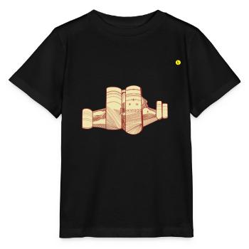 CHATEAU D'ANGERS - T-shirt bio MINI CREATOR Stanley/Stella Enfant - noir - Devant - Mikhail (115cm)