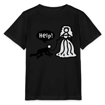 Married - help - Stanley/Stella MINI CREATOR Kids’ T-Shirt - black - Front - Mikhail (115cm)
