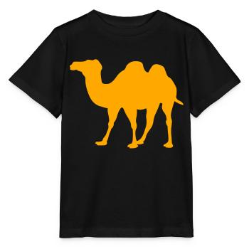 chameau - Stanley/Stella Kinder T-Shirt MINI CREATOR  - Schwarz - Vorne - Mikhail (115cm)