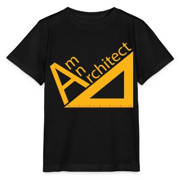 Architecte / Architecture: suis architecte - T-shirt bio MINI CREATOR Stanley/Stella Enfant - noir - Devant - Mikhail (115cm)